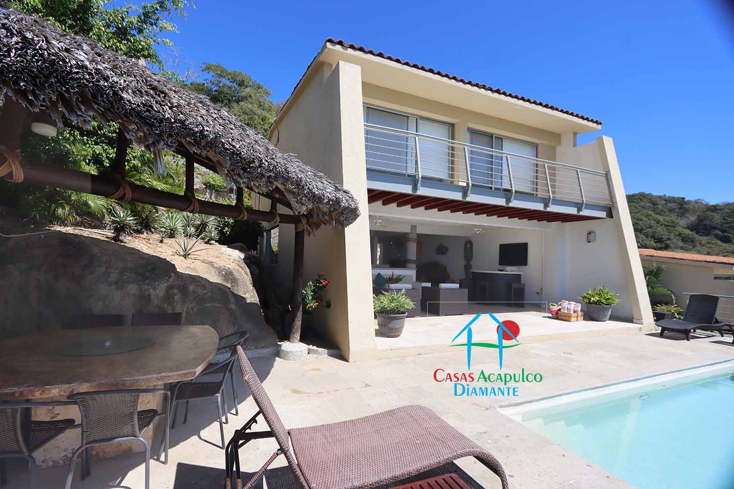 Villa Marlin - Terraza con alberca 2